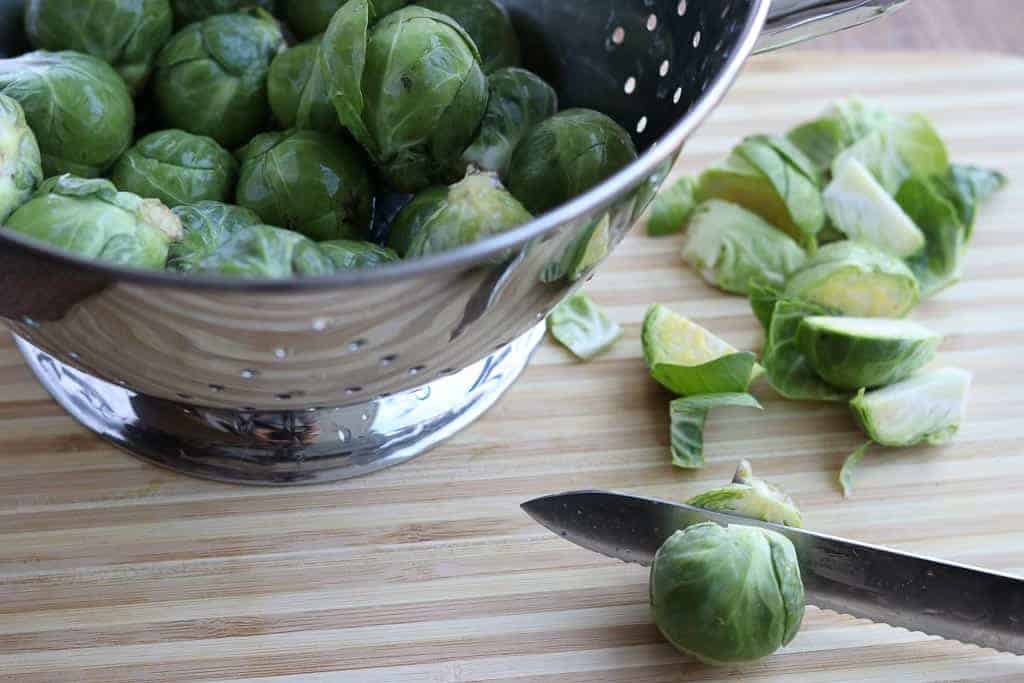 Crispy Sesame Air Fried Brussels Sprouts - Gourmet Done Skinny